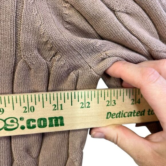 NWT XXL 100% cotton Tommy Hilfiger crewneck sweater cable knit - Picture 9 of 15